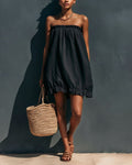 Strapless Ruched Toni Mini Dress
