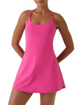 Pocketed Active Dress with Built-In Shorts