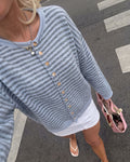 Retreat Striped Knit Cardigan