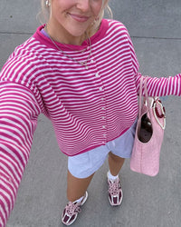 Retreat Striped Knit Cardigan