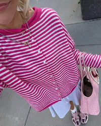 Retreat Striped Knit Cardigan