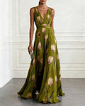 Romantic Tulip Maxi Dress