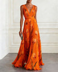 Romantic Tulip Maxi Dress