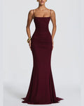 Backless Tie Bodycon Evening Dress