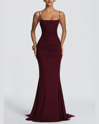 Backless Tie Bodycon Evening Dress