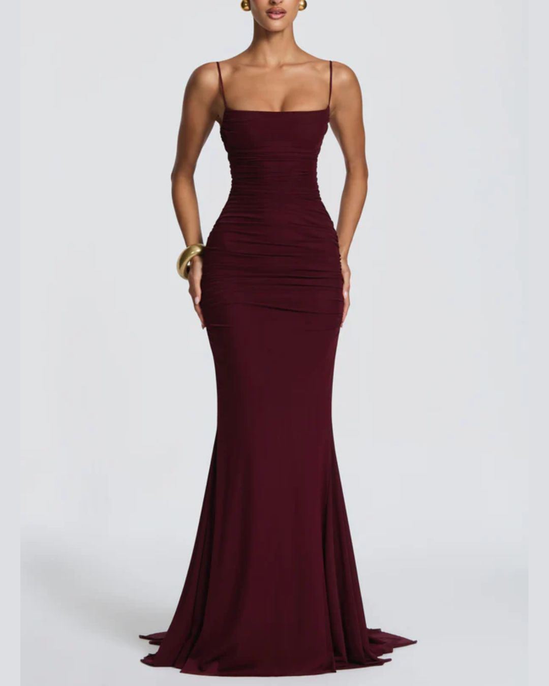 Backless Tie Bodycon Evening Dress