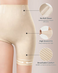 Pantaloncini modellanti senza cuciture a vita alta che sollevano i glutei 