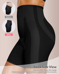 Pantaloncini modellanti senza cuciture a vita alta che sollevano i glutei 