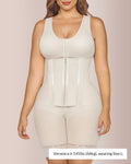 Faja moldeadora de cuerpo completo con doble control de abdomen