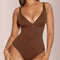 V Neck Bodysuit Tummy Control Shapewear