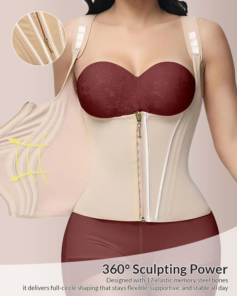 Corsetto con doppia cintura 