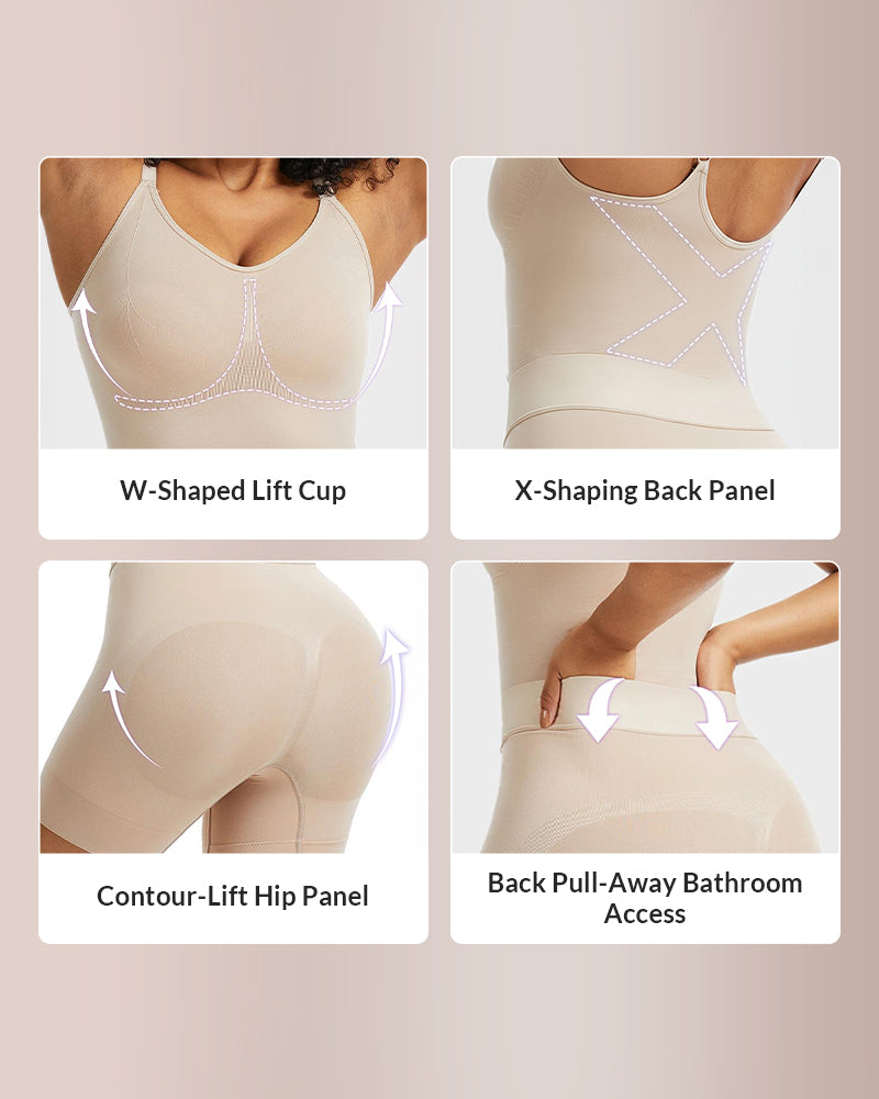 All-in-One Bodysuit with Easy-Off Design
