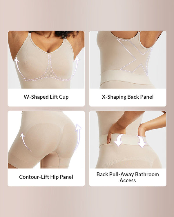 All-in-One Bodysuit with Easy-Off Design