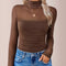 Turtle Neck Long Sleeve Shapewear Bodysuit