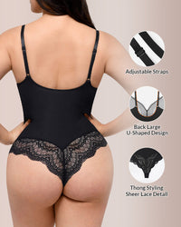 Sculpting Lace Shapewear Bodysuit