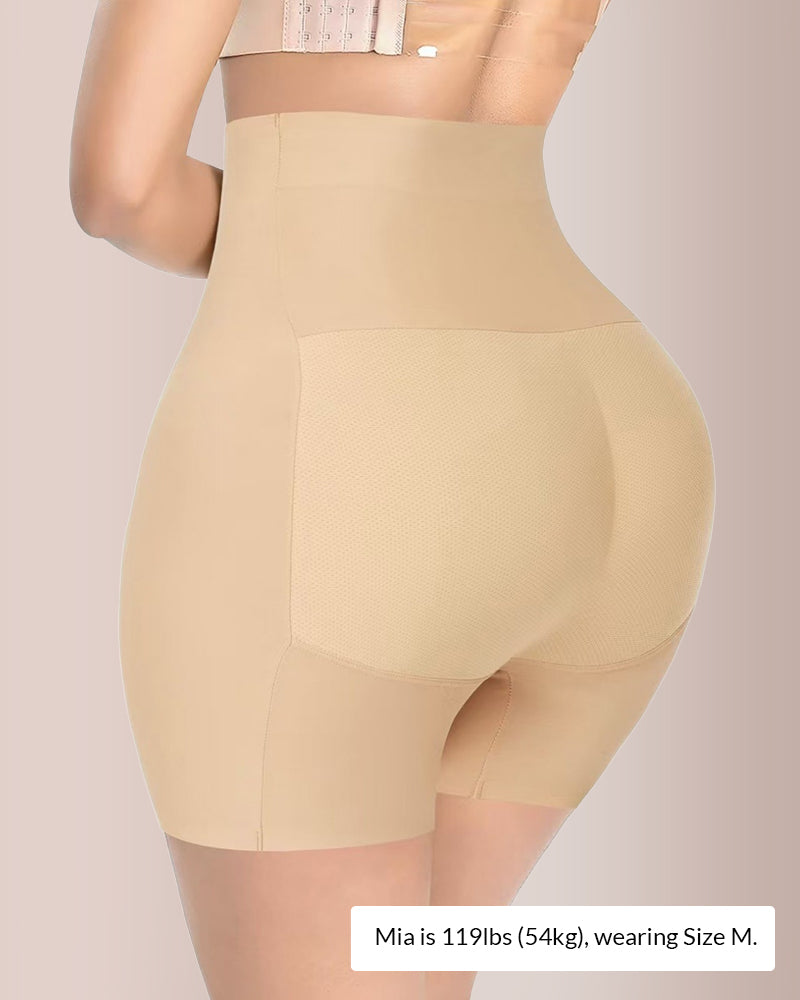 High-Waist Tummy Control Butt Lifter Shorts