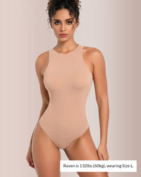 Seamless Crew Neck Sculpting Bodysuit Shapewear