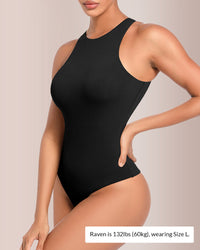 Seamless Crew Neck Sculpting Bodysuit Shapewear
