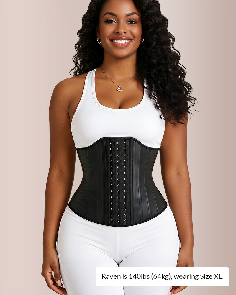 Sculpting W-Curve Waist Trainer Corset with Adjustable Hooks