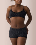 Lace Trim Wirefree Lightweight Underwear Set