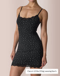 Lace Trim Spaghetti Strap Nightdress