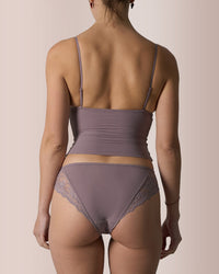 Lace Padded Triangle Camisole Set