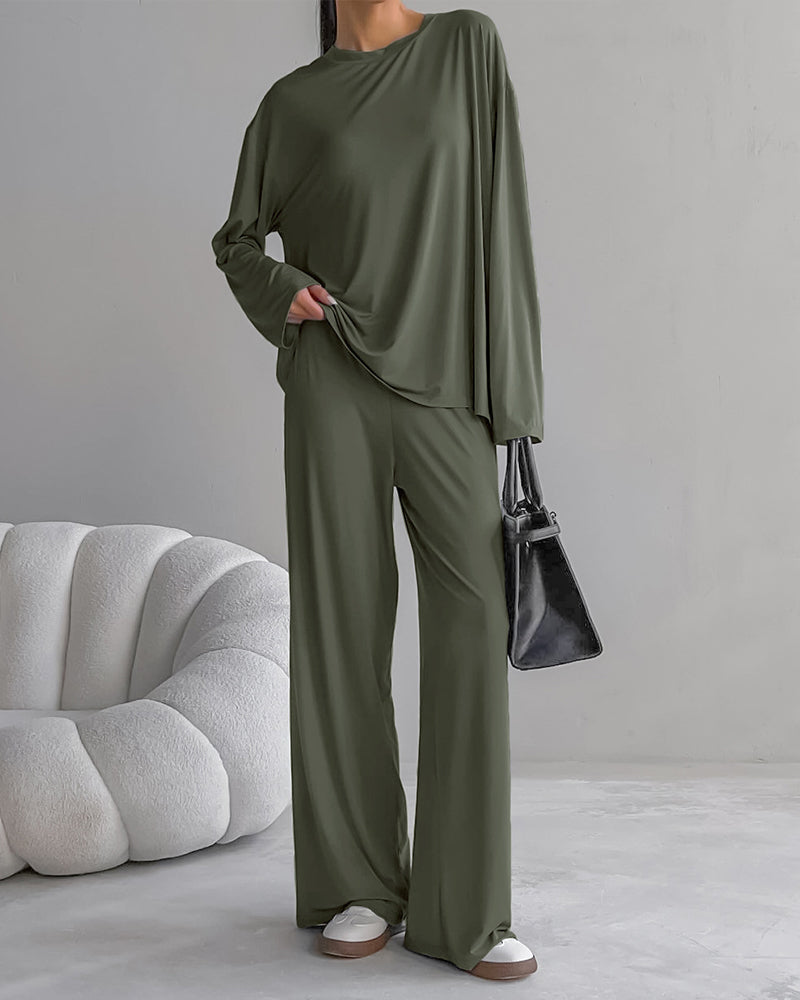 Lightweight Modal Soft Pajama Set