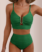 U-Wire Textured Bikini Set