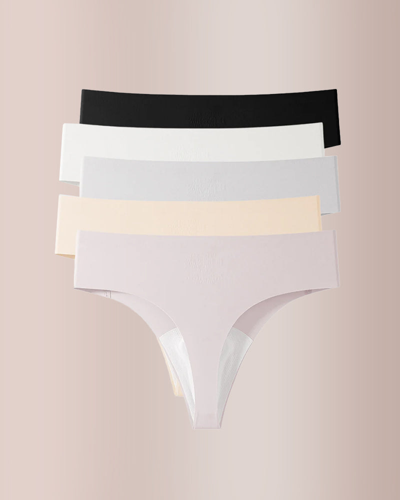 Tangas invisibles y cómodas sin costuras (paquete de 5) 