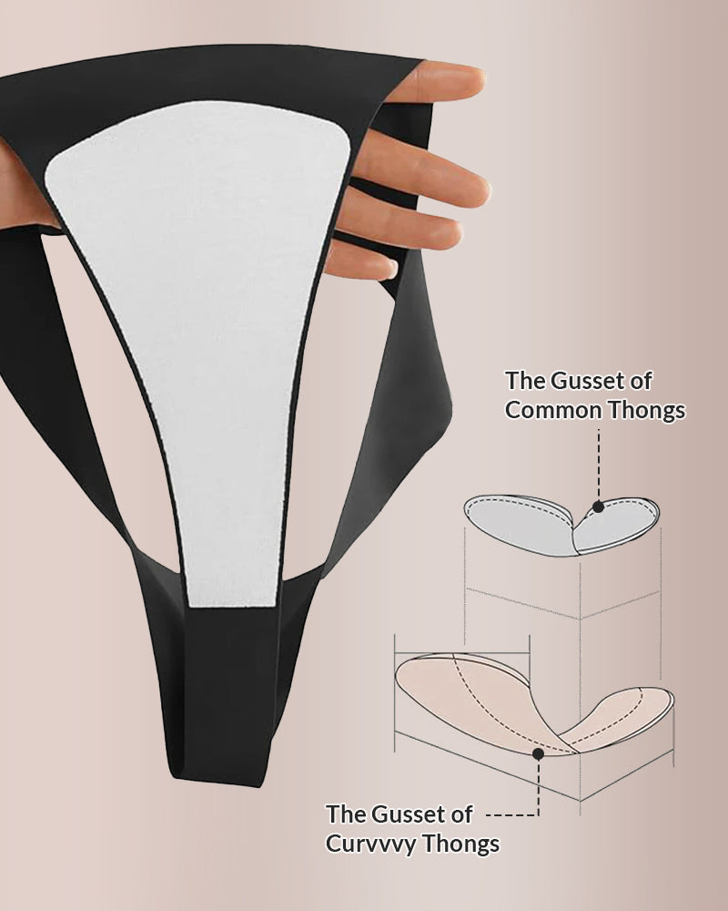 Tangas invisibles y cómodas sin costuras (paquete de 5) 