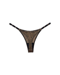 Metal V-Cut Low-Rise Ice Silk Thong