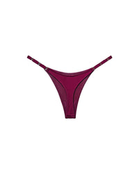 Metal V-Cut Low-Rise Ice Silk Thong