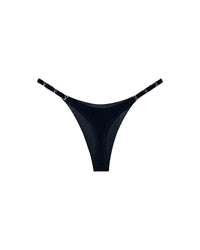 Metal V-Cut Low-Rise Ice Silk Thong