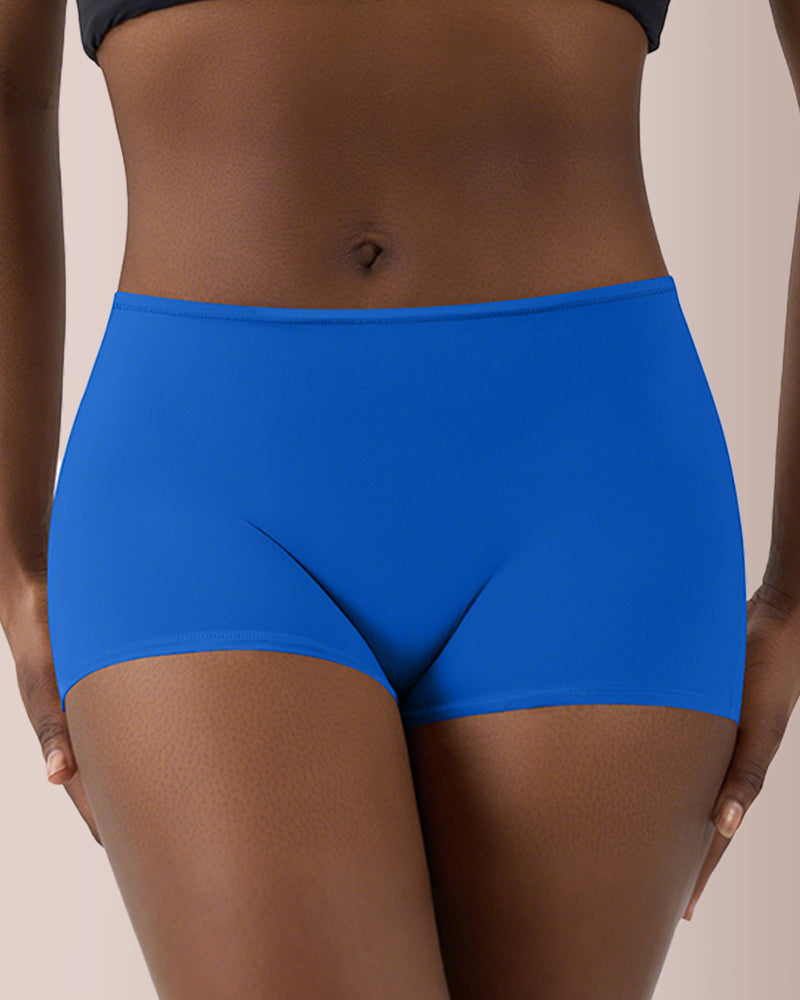 High-Stretch Breathable Mid-Waist Boyshorts
