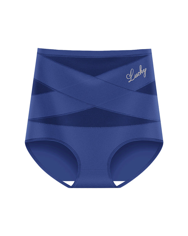 Crossover High-Waist Tummy Control Panties