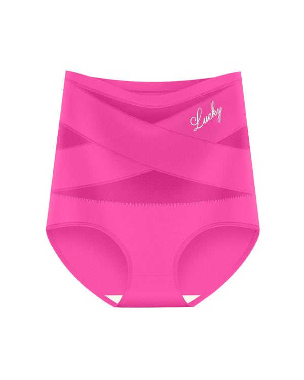 Crossover High-Waist Tummy Control Panties