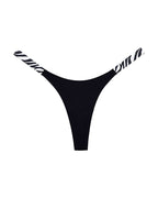 High-Cut Cotton Brief with Animal Print Straps