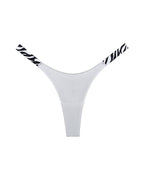 High-Cut Cotton Brief with Animal Print Straps