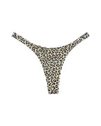 High-Cut Cotton Brief with Animal Print Straps