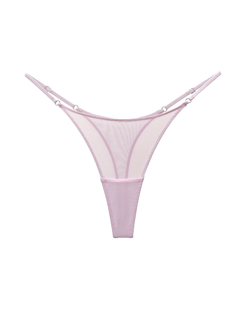 The Siren Sheer Mesh Adjustable Thong