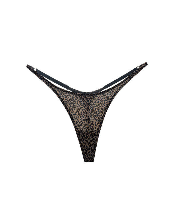 Adjustable Ice Silk Seamless Thong