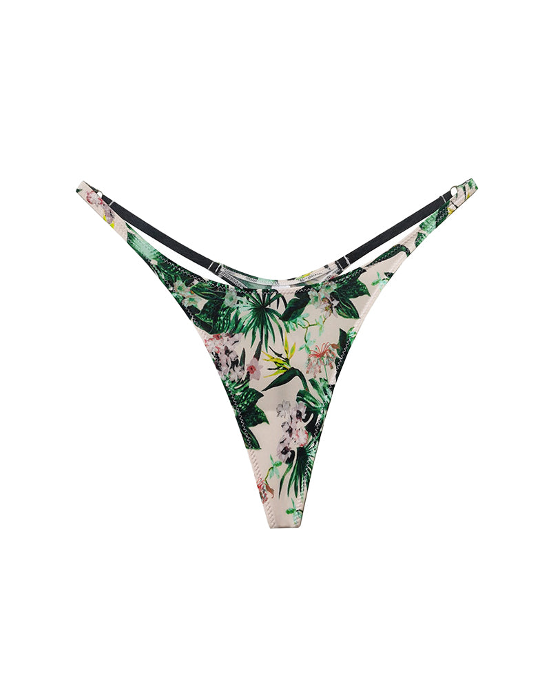 Adjustable Ice Silk Seamless Thong