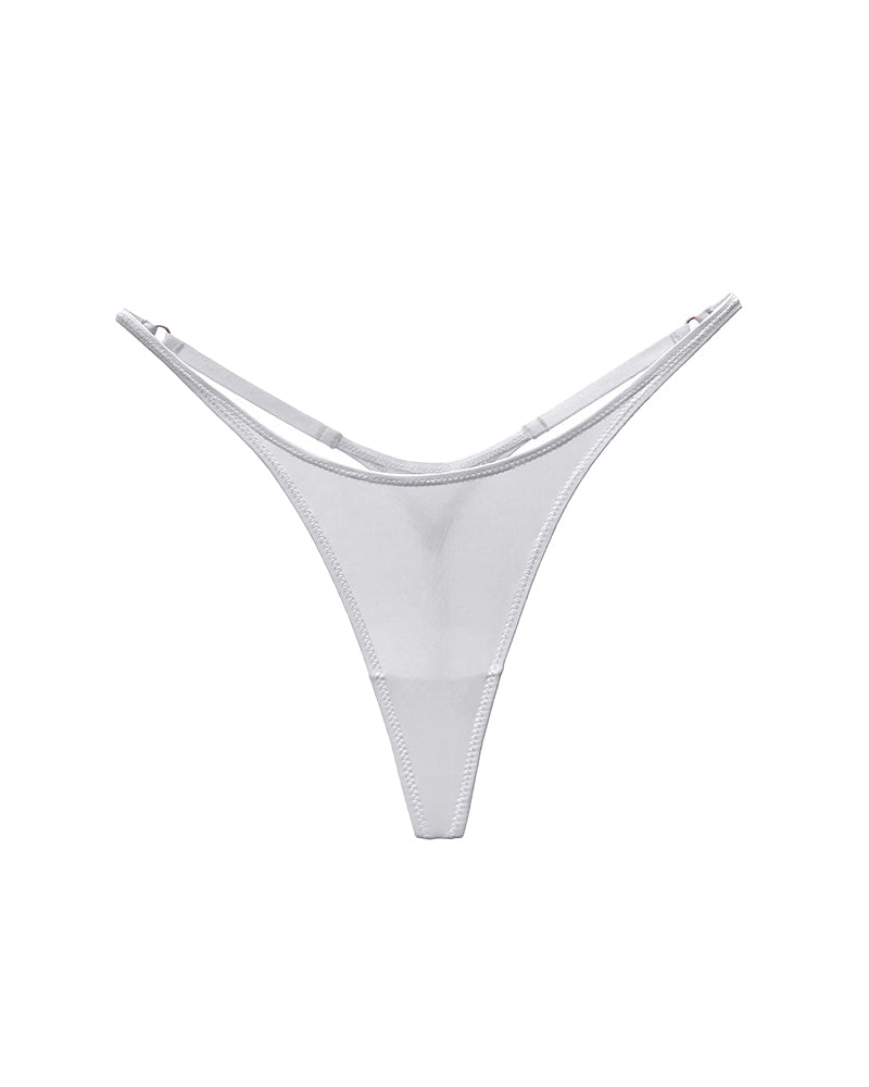 Adjustable Ice Silk Seamless Thong