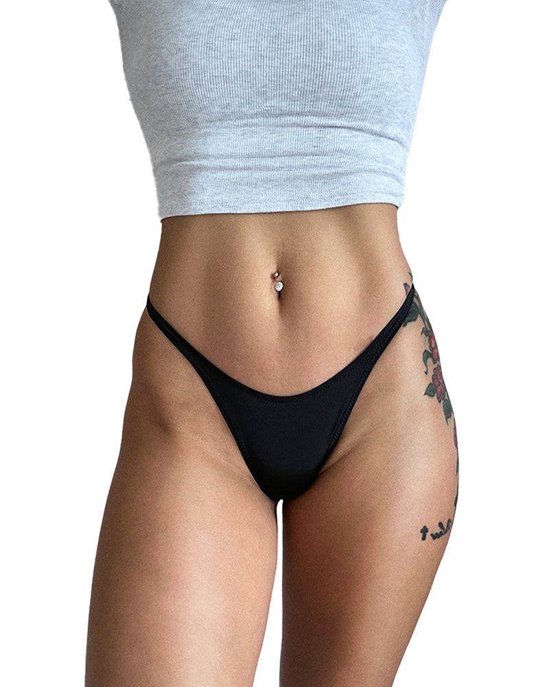 Adjustable Ice Silk Seamless Thong