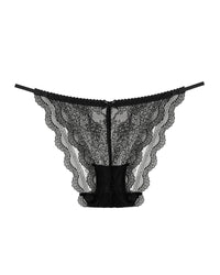 Sheer Floral Lace Strappy Cheeky Panties