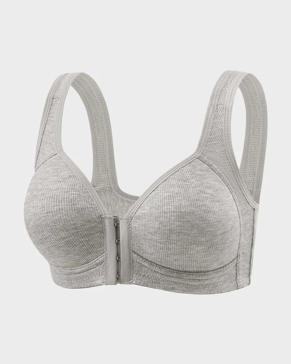 Easy-On Front Closure Wireless Support Bra
