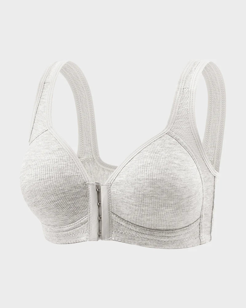 Easy-On Front Closure Wireless Support Bra