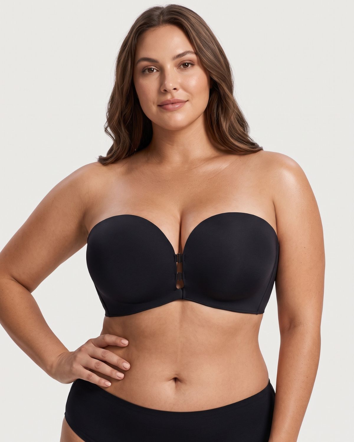 Front-Closure Strapless Push-Up Bra (For EF)
