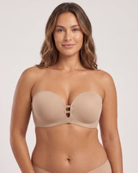 Front-Closure Strapless Push-Up Bra (E-F Cups)