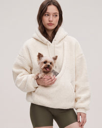 Pet Pouch Drop-Shoulder Hoodie
